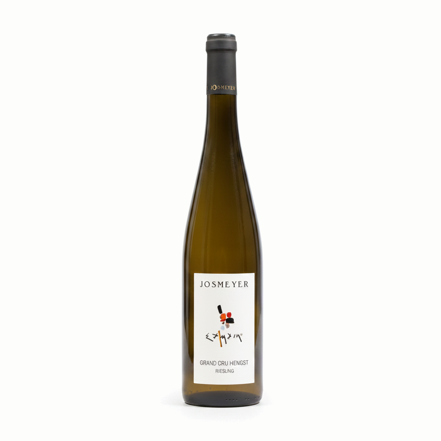 Bouteille de Riesling Grand Cru Hengst Samain 2015, vin blanc d'Alsace en biodynamie – Domaine Josmeyer