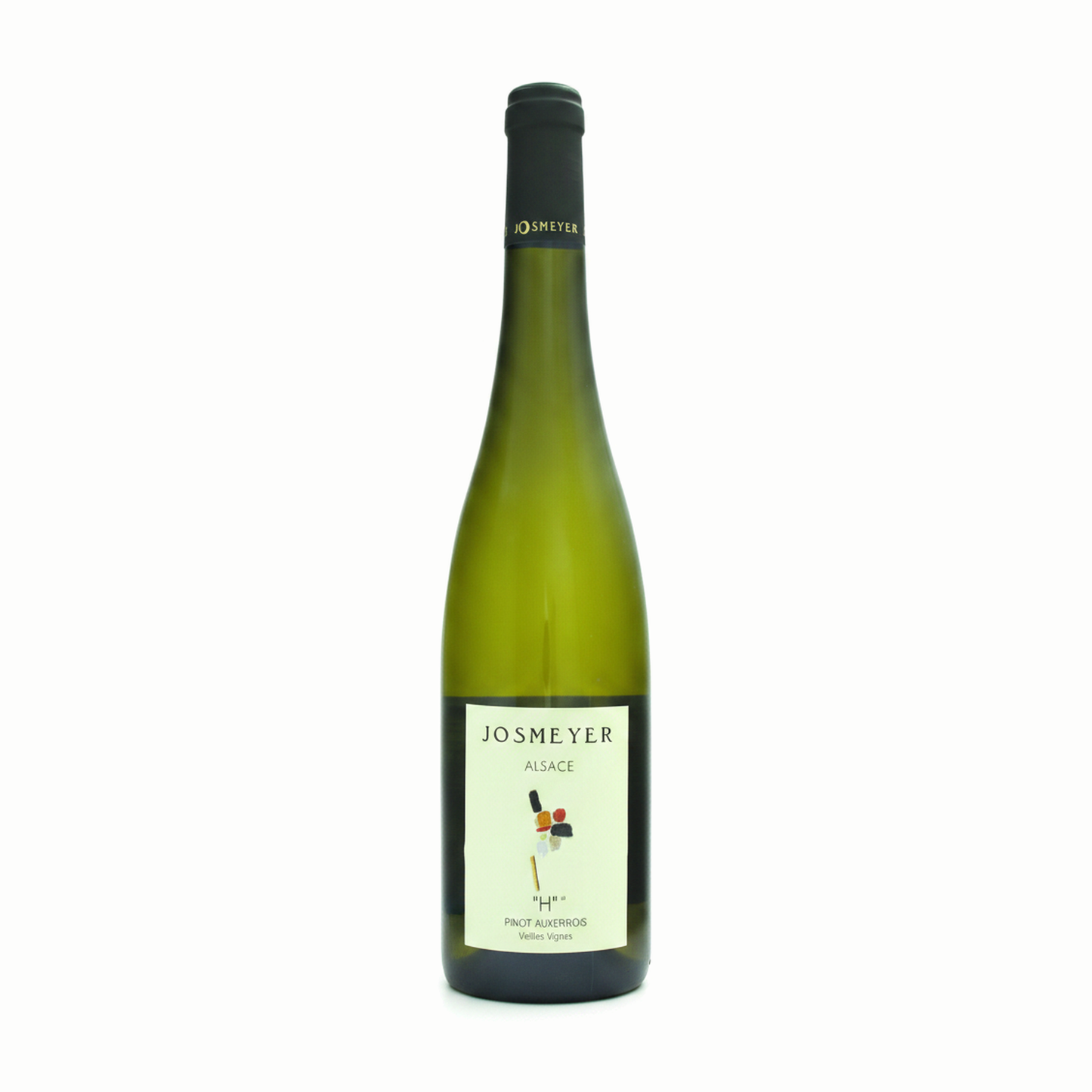 Bouteille de Pinot Auxerrois H Vieilles Vignes 2020, vin blanc d'Alsace en biodynamie – Domaine Josmeyer