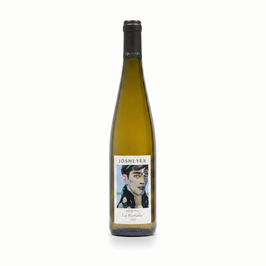 Bouteille de Riesling Le Kottabe 2023, vin blanc d'Alsace en biodynamie – Domaine Josmeyer